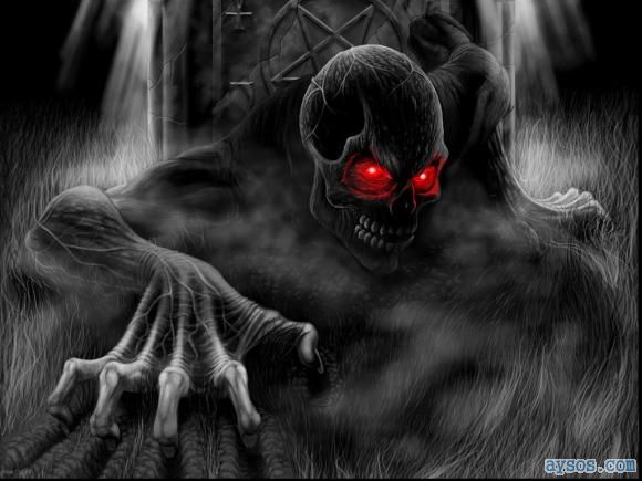 Happy Halloween | Scary skull picture