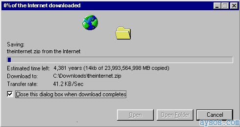 Downloading the Internet