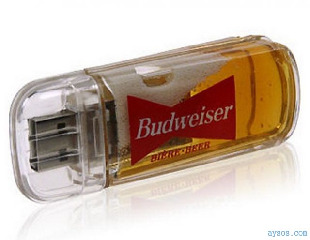 Budweiser Beer USB thumb drive