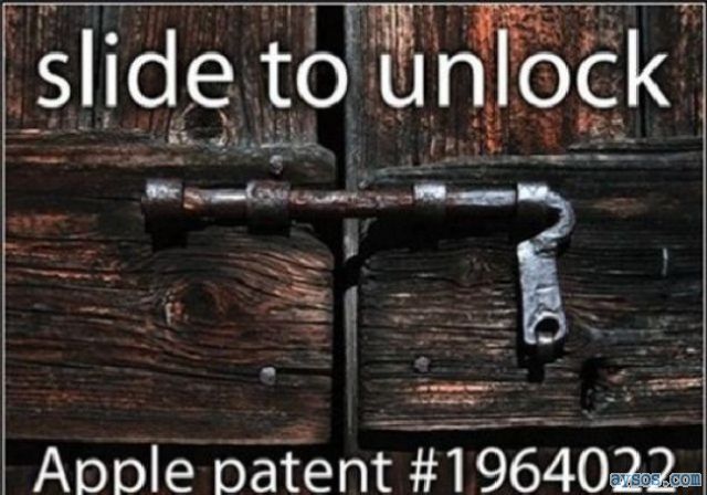 Apple slide to unlock idea