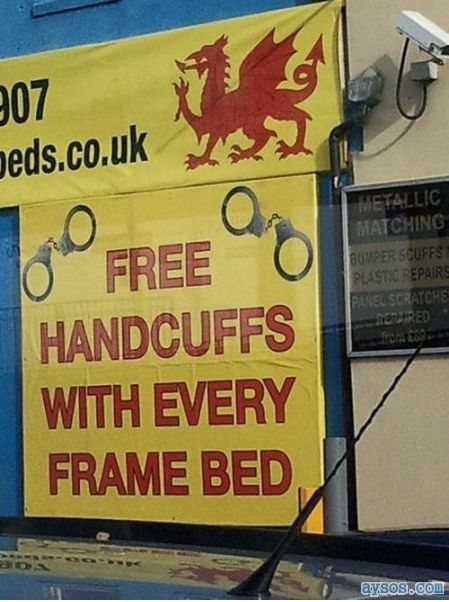 Handcuffs with Bed purchase