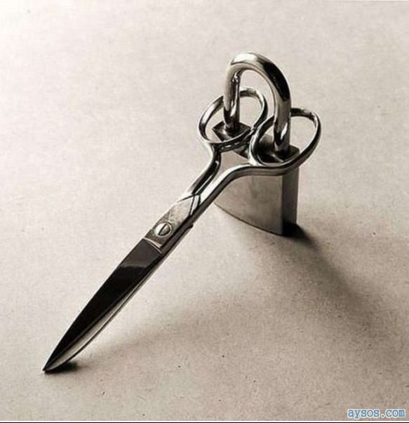 How to lock up your scissors