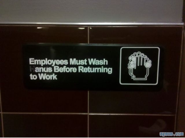 Employees must wash their hands?
