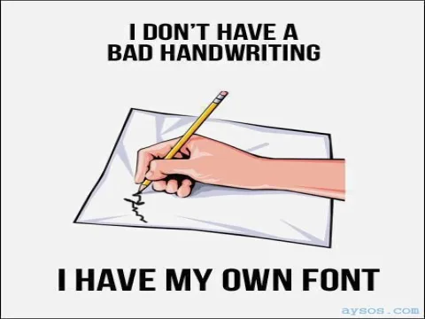 Do You Have Bad Handwriting