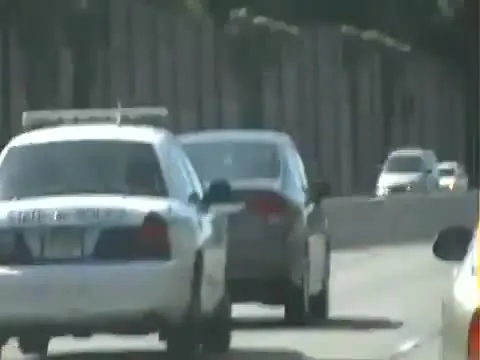 Cop makes slow car get over video