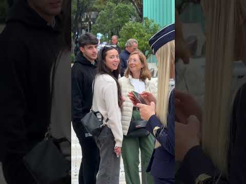 Flight Attendant Accidentally Becomes Airport Runway Model