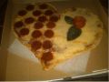 A special Valentines Day pizza