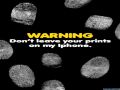 Funny iPhone fingerprint wallpaper