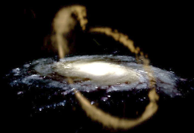 Sagittarius Galaxy's Spectacular Cosmic Tail Unveiled