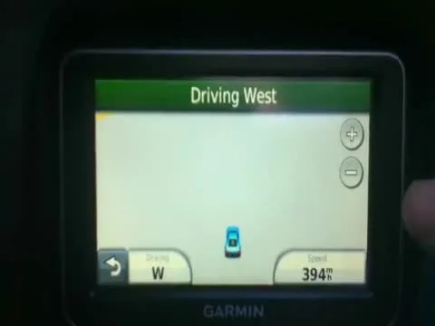 Cool video of a GPS in an Airplane