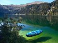 Relaxing boat and lake picture