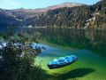 Relaxing boat and lake picture