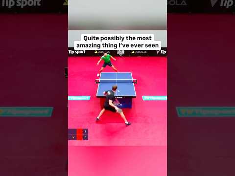 Kitchen Pickleball Player Delivers Impossible Table Tennis Shot