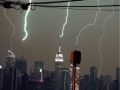 New York City lightning storm picture
