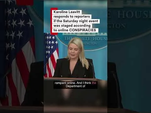 Karoline Leavitt Addresses Staged Event Conspiracy Theories