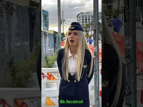 Flight Attendant Aria Vibes in the City Streets