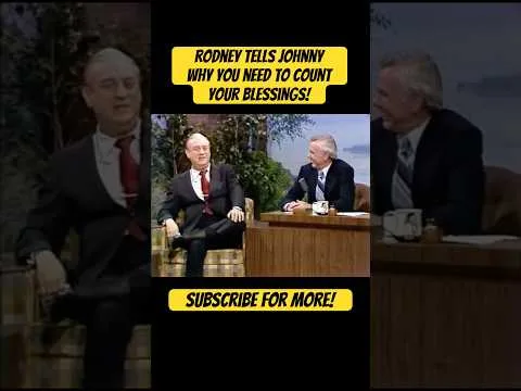 Rodney Dangerfield Tells Johnny Carson Counting Blessings