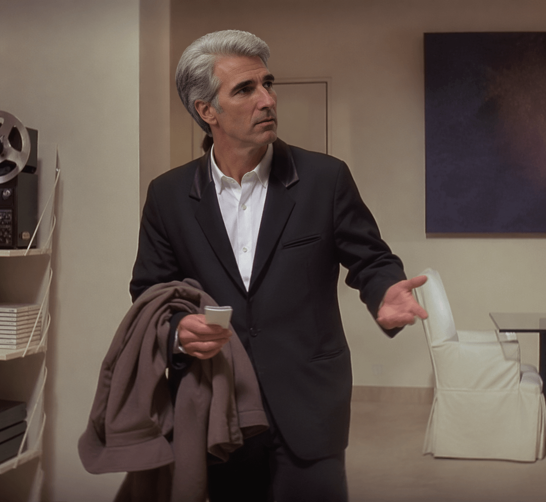 Craig Federighi Juggling Coffee Cups in a Suit