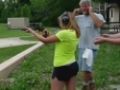 Cute Babe gets owned by the gun