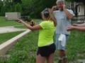Cute Babe gets owned by the gun