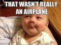 Funny Baby Airplane Spoon Picture