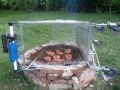 Firepit Grill from Shopping Cart