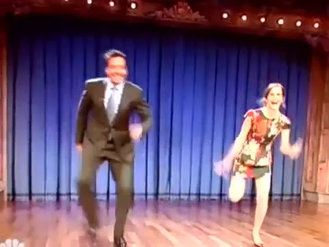 Emma Watson Dances with Jimmy Fallon