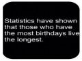 Birthday statistics funny picture