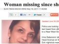 Missing woman fail posting