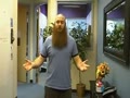 Toothpicks in his beard crazy video