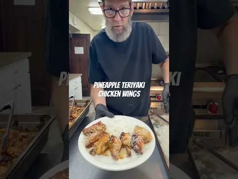 Pineapple Teriyaki Chicken Wings From Kevmo