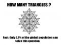 How many triangles do you see