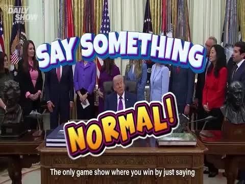 Trump Tries To Say Something Normal Game Show