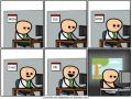 Computer Based Work Week Funny Comic