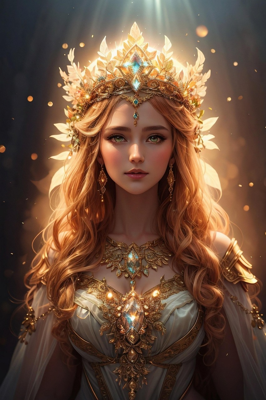 AI Princess Sam Blooms in Digital Paradise