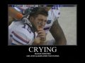 Tim Tebow crying Football FAIL