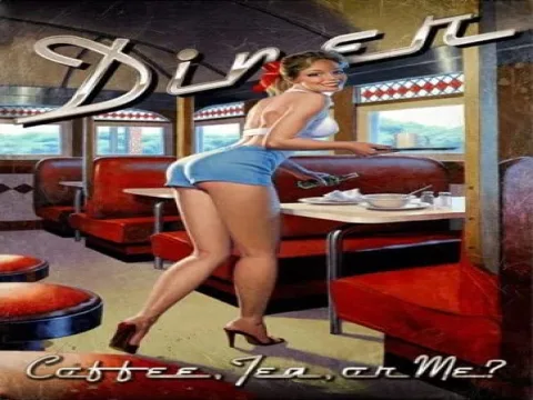 Coffee Tea or Me Sexy Retro Advertisement Picture