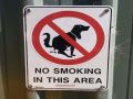 Funny No Smoking Sign Dog Poop