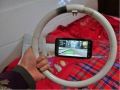 Homemade smartphone game wheel