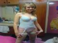 Young wife looking sexy in her new lingerie