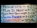 Funny disc jockey sign