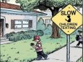 Texting Safety Slow for Children Funny Sign