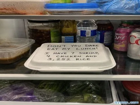 Aggressive Lunch Notes Escalate in Office Fridge