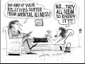 Funny Cartoon Family Mental Illness