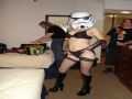 Storm trooper babe in stockings
