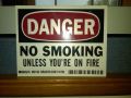 Funny No Smoking sign