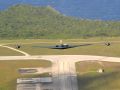 Stealth bomber and fighters picture