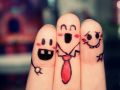 Funny picture finger people