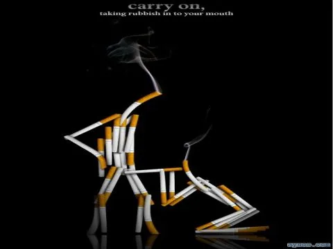 Funny picture anti smoking marketing