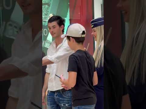 Flight Attendant Misreads Passenger Photo Request